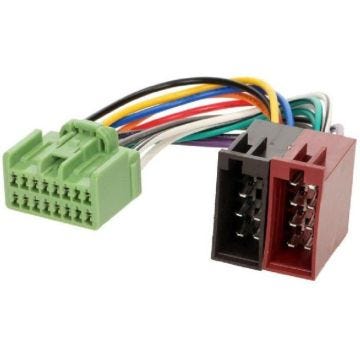 Fiche Autoradio 16PIN vers ISO - C30 C70 S40 S80 V50 V70 XC70 XC90