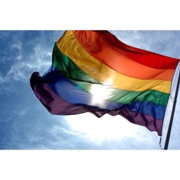 Drapeau ARC EN CIEL RAINBOW GAY PRIDE - 150 X 90 cm