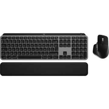 Ensemble clavier et souris - LOGITECH - MX Keys S Combo - Sans fil - Bluetooth - Rétroéclairé