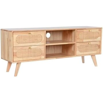 Meuble TV - DKD HOME DECOR - Multicolore - Métal et bois de caoutchouc - 120x30x48 cm - Rectangulaire