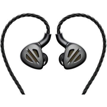 Ecouteurs intra-auriculaires - FIIO - FH9 - Réglage du volume - Filaire - Noir