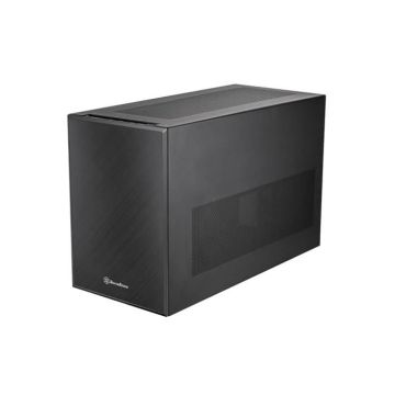 SilverStone Technology SUGO 17, Noir, Châssis Haut de Gamme en Forme de Cube avec Un hébergement Exceptionnel des Composants,