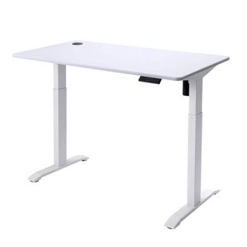 Urban Factory Ergo Desk - Bureau pour gamer électrique - 118 x 60 cm - Hauteur 75 cm - Structure en métal - Passes-câbles