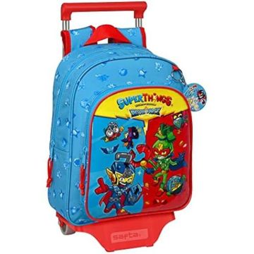 safta M020b SUPERZINGS - Sac à dos à roulettes 705, idéal pour enfants de différents âges, confortable et polyvalent, qualité et