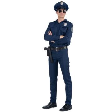 MY OTHER ME FUN COMPANY, SL. Déguisement de Police de luxe. XXXL. Adulte