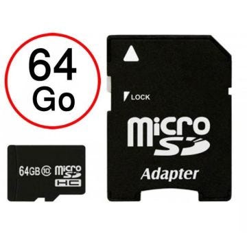 Huawei Honor V9 Carte Mémoire Micro-SD 64 Go + Adaptateur de qualité by PH26®