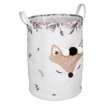 Bac à jouet "Renard" - tissu H50 cm - Multicolore - Atmosphera createur d'interieur