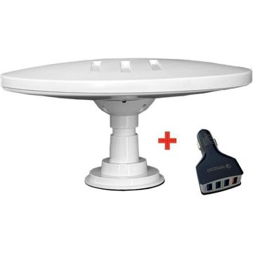 ANTENNE OMNIDIRECTIONNELLE UHF FM DAB TV HELIO-MOBIL 44dB 4k 1080p