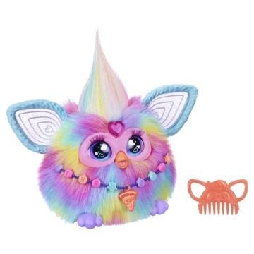 Furby Tie Dye, 15 accessoires, peluche interactive pour filles et garçons, animatronique activé par la voix, à partir de 6 ans