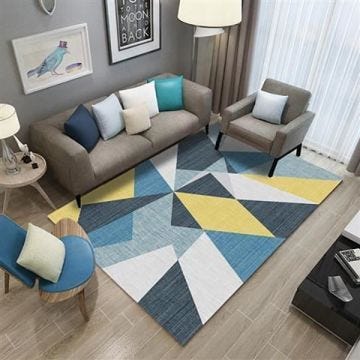 UNI Tapis de Salon ou Chambre Microfibre 160x230cm