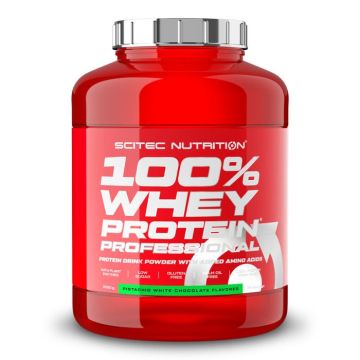 Whey concentrée Scitec Nutrition - 100% Whey Protein Professional - Pistachio White Chocolate 2350g