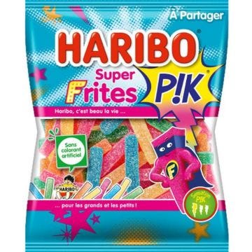 Frites HARIBO, 4 sachets 120gr= 480gr