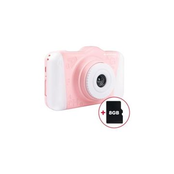 Appareil Photo Numérique pour Enfant - AGFA PHOTO - Realikids Cam 2 - Écran LCD 3.5’’ - Vidéo 1080P - Rose