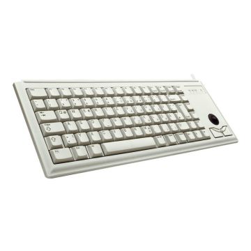 Clavier CHERRY G84-4400 - Filaire - Français - Gris clair