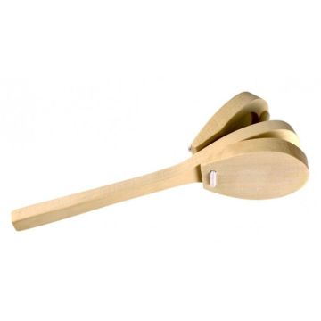 Castagnettes bois 16,4 x 4 x 3,7 cm - MegaCrea {couleur}
