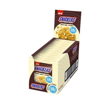 Cookie protéiné Mars - Snickers Hi-Protein Cookies - White Chocolate Peanut Boite de 12