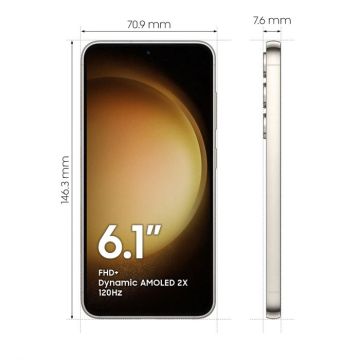 Samsung S911 Galaxy S23 5G 128GB 8GB RAM Dual-SIM Cream