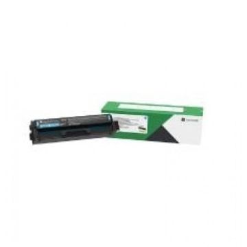 Cartouche de toner Cyan Lexmark C332HC0 - Rendement 2500 pages - Pour C3326dw et MC3326adwe