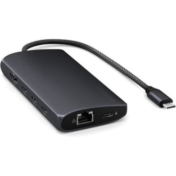 Adaptateur Multiports USB-C 8K Vers Ethernet - Noir