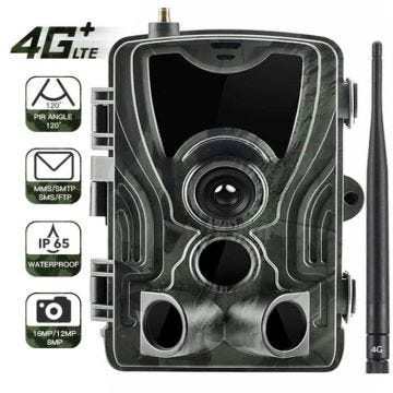 Caméra de Chasse 4G Full HD 1080P Email MMS Détection Mouvement Vision Nocturne +SD 4Go YONIS