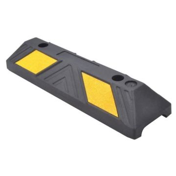 Bloc de parking, 550 mm, en caoutchouc, Lot de 96