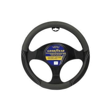 Housse pour volant - Goodyear - GOD7012 - Confort Universel - Ø 37-39 cm - Noir