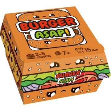 Burger ASAP - Asmodee - Jeu de rapidité - Dès 7ans