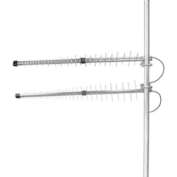 Antenne 4G/3G HD4K - Extérieur - 698-2700 MHz - Gain 15 dB - Gris