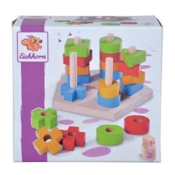 Formes à Empiler - Eichhorn - Dès 12 Mois - Mixte - Blanc - Enfant
