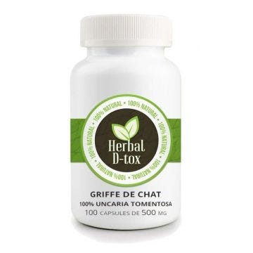 Compléments alimentaires Capsules de Griffe de chat (Uncaria tomentosa), 100 x 600 mg