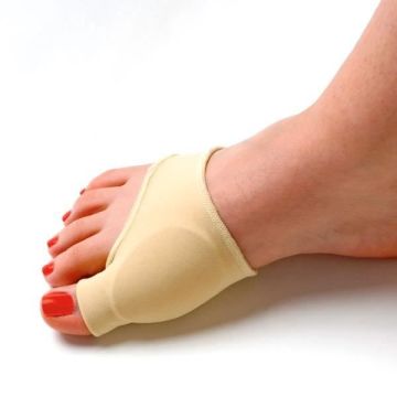 Adulte Femmes gel élastique doublé oignon Protecteur Bunion manches Toe Spreader Correcteur Pad