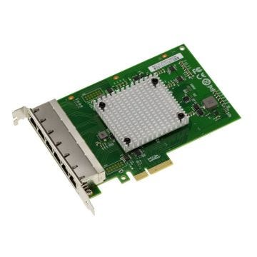 Carte contrôleur réseau PCIe x4 vers 6 ports Gigabit LAN RJ45 Ethernet 10 100 1000 1G - Dual Chipset Intel I350 NIC