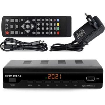 Récepteur terrestre TNT HD - Compatible pour chaines TNT en Haute Définition MPEG-4 - HDMI et PERITEL