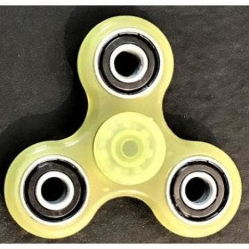 hand Spinner jaune en ABS Phosphorescent - CestMoiLaPlusBelle Jaune