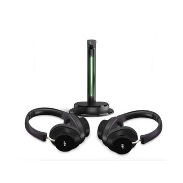 Casque TV - CGV - Prelude 3 Duo - Circum-aural - Filaire - Noir