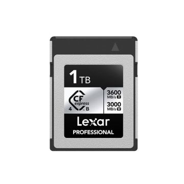 Lexar carte professional cfexpress 1 to type b silver 4.0 series 3600r/3000w mb/s