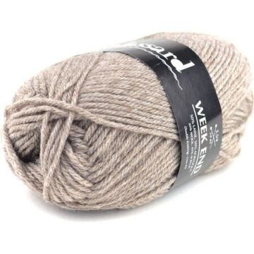 Laine à tricoter - Plassard - Week End 3185 Gris Marron - 50% Laine - Acrylique