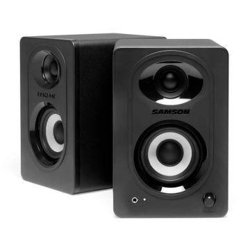 Enceintes amplifiées - Samson - MediaOne M30BT - 2 x 10 Watts - Bluetooth 5.2 - Noir