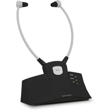Stereoman Isi 3 Casque Stéréo Sans Fil Pour Tv Et Chaînes De Musique Avec Station D'Accueil, Noir