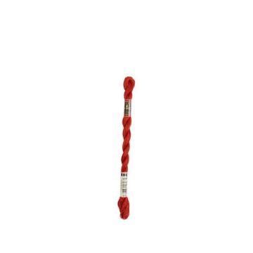 Fil - DMC - Coton Perlé Médium N5 - Rouge - 100% coton - 15 mètres