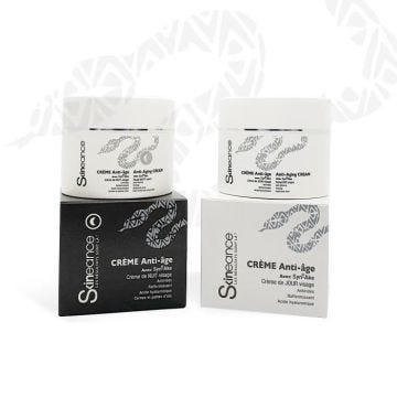 SKINEANCE venin de serpent - Duo crème jour et crème nuit - Crème anti ride à l’acide hyaluronique avec effet lifting immédiat
