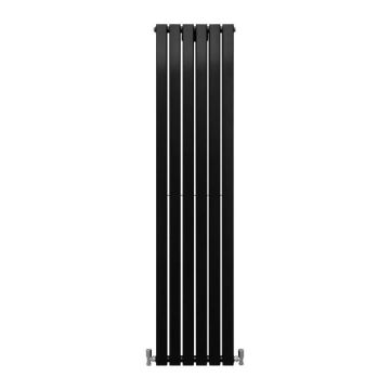 Radiateur Plat Noir Mat 180 cm x 42 cm Salle de Bain Radiateur Mural Chauffage Central Design Scandinave