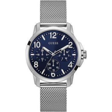 GUESS VOYAGE Homme 42mm Bracelet Acier Inoxydable Quartz Montre W1040G1