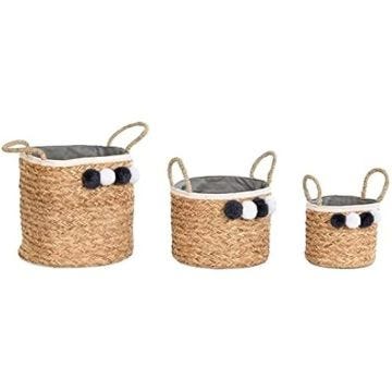 Jeu de paniers - DKD Home Decor - Multicolore - Coton et fibre naturelle - 43 x 72 x 42 cm - À monter soi-même