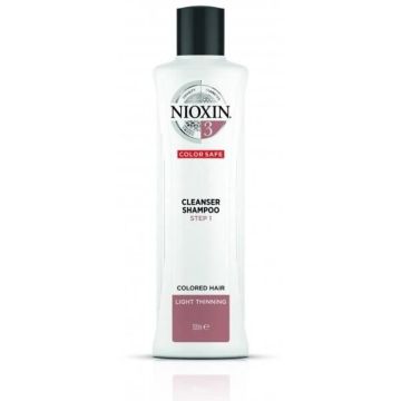 Nioxin System 3 Cleanser Shampooing Step 1 Cheveux Colorés 300ml