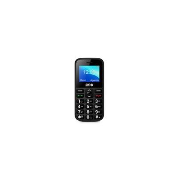 SPC Fortune 2 4G – Téléphone portable Senior 4G, bouton SOS, volume sonnerie élevé, configuration à distance, grandes touches, Noir