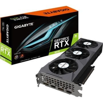 GIGABYTE Carte graphique RTX 3070 EAGLE - 8 Go (GV-N3070EAGLE-8GD)