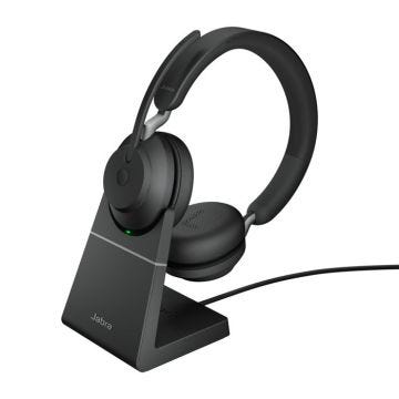Micro-casque Jabra Evolve2 65 - USB-A UC Stereo avec support de charge - Noir