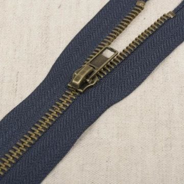 Fermeture en métal séparable - MDC - n°5 - 95 cm - Bleu marine - Durable et résistant