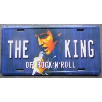 plaque d immatriculation elvis presley king rock roll tole deco maison fan